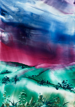 Twilight - Dales Impressions Encaustic Art Print