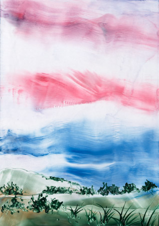 Summers Promise - Dales Impressions Encaustic Art Print