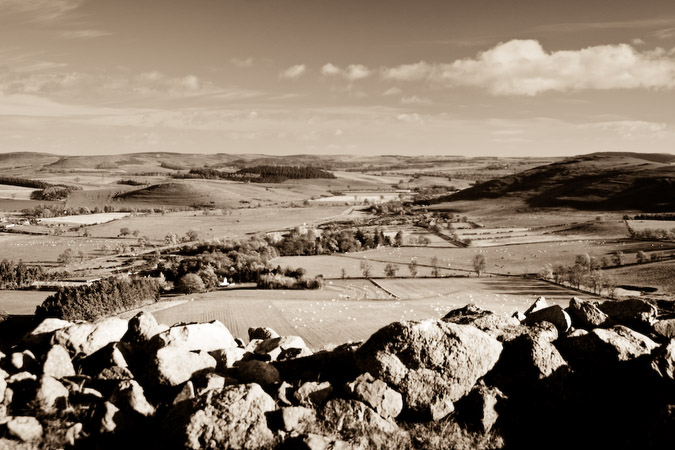 Old Settlement View - Above Ingram, Northumberland National Park