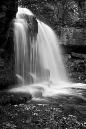 Autumn Fall I - Autumn waterfall at West Burton, Wensleydale