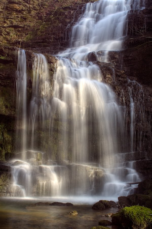 Winter Falls - Scaleber Force, nr Settle