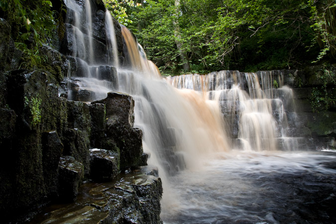 Geology on show - Lower Whitfield Gill, near Askrigg, Wensleydale